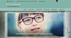 Desktop Screenshot of germaneorthodontics.com